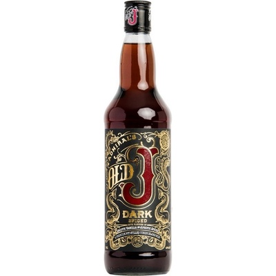 OLD J DARK SPICED 40% 0,7 l (holá láhev)