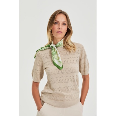 Moodo Щампован шал в зелено Moodo Moodo | Zelen | ЖЕНИ | ЕДИН РАЗМЕР