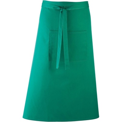 Premier Workwear Dlouhá zástěra do pasu s kapsou Emerald