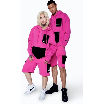 Image 1 of Hype Поларени къси панталони Hype Men's Fleece Jogger Shorts - Pink