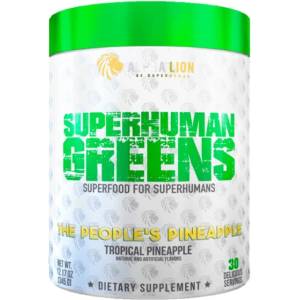 Alpha Lion Superhuman Greens | with Superfoods, Fruits & Vegetables [345 грама] Ананас