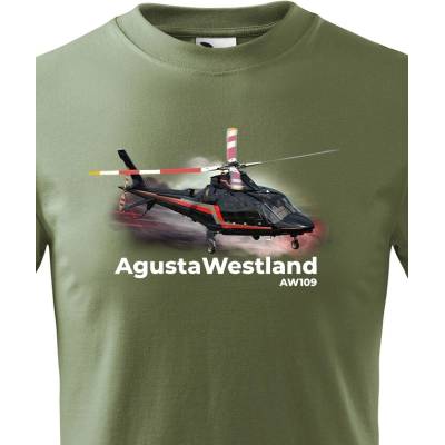Dětské tričko AgustaWestland AW109 MilitaryCanvas Dětské tričko Bezvatriko.cz 3236