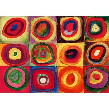 Bluebird Puzzle - Puzzle Kandinsky - Color Study, 1913 - 1 000 piese
