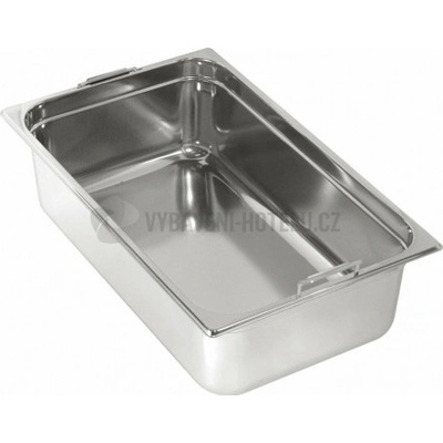 Gastronádoba GN 1/1 s ušami nerezová plná 27,8 l, 325 x 530 x 10 cm, strieborná 3150110
