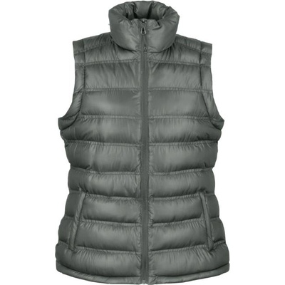 Result R 193F ICEBIRD / Дамски подплатен елек - мразовито сиво XS (30193Fk5300)