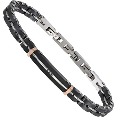 Free Style Náramek z chirurgické oceli a keramiky CBS41