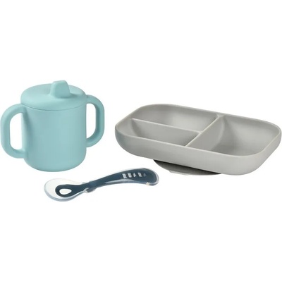 Beaba Комплект за хранене Beaba - Силикон, 3 части (913526)