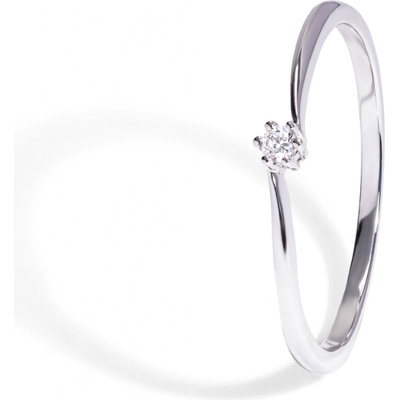 Blink-Blink Jemný prsteň s diamantom 1168BDG