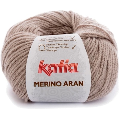 Katia Merino Aran 9 Medium Beige Плетива прежда (MA 9)