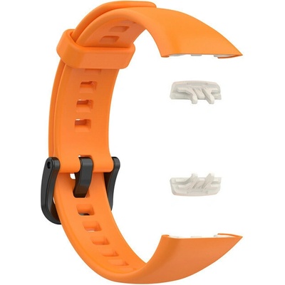 Drakero Silikonový řemínek PLAIN oranžový pro Huawei Band 6 a Honor Band 6/7 10280 – Zboží Živě