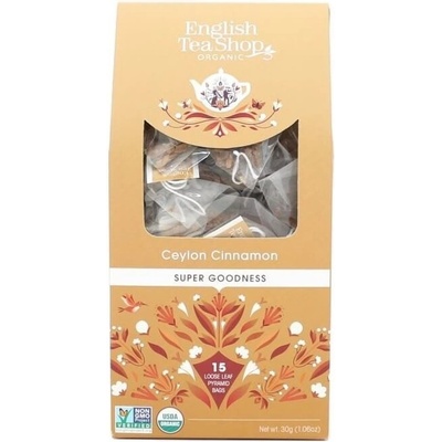 English Tea Shop Cejlonská skořice 15 pyramidek sypaného čaje