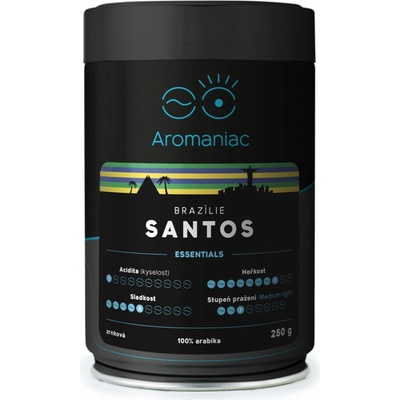Aromaniac Brazílie Santos mletá 250 g