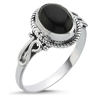 Olivie Stříbrný prsten ONYX 8272