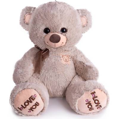 Amek Toys ПЛЮШЕНО МЕЧЕ МЕЛАНЖ 60 СМ СИВ/КАФЯВ