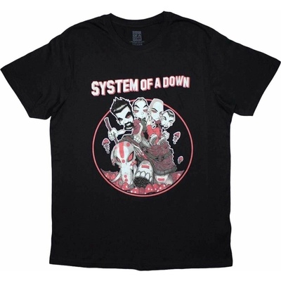 System of a Down Mushroom People Black