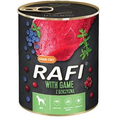 Dolina Noteci RAFI Adult GAME - консерва за кучета с дивеч, 800 гр - Полша
