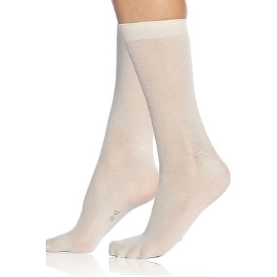 Bellinda Light bavlnené dámske ponožky biela