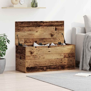 vidaXL Кутия за съхранение Старо дърво 100 x 42 x 46 cm (862291)