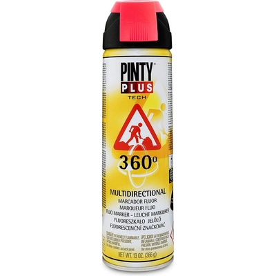Pinty Plus - značkovací sprej - červený - 500 ml