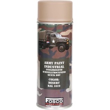 FOSCO barva Army ve spreji 400 ml RAL 1019 písková desert