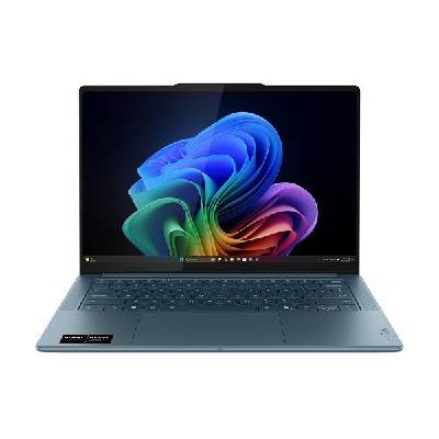 Лаптоп LENOVO Yoga Pro 7 14ASP10, 14.5" 3K (2944x1840) OLED, AMD Ryzen AI 9 365 (2.0GHz up to 5.0GHz, 10 ядра), 32GB LPDDR5x, 1TB SSD M. 2, Backlit, Windows 11 Home, Tidal Teal - 83LX000EBM (71080)