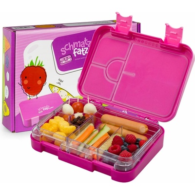 Klarstein Schmatzfatz junior, desiatový box, 6 priehradiek, 21,3 × 15 × 4,5 cm (SMF4-juniorlila)