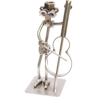 Kovová figurka Kontrabas 17 cm