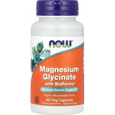 Now Foods Magnesium Glycinate with BioPerine 60 kapsúl