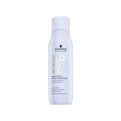 Schwarzkopf BlondMe Bond Repair Purple Conditioner тониращ балсам за неутрализиране на жълтите тонове 250 ml
