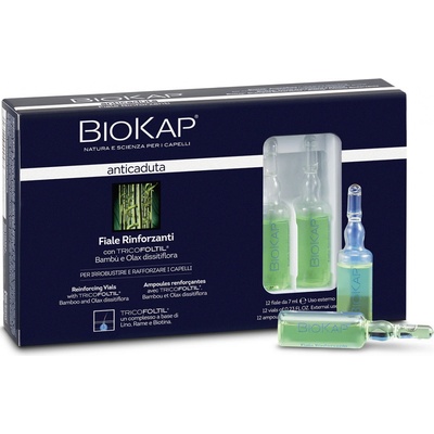Biokap Anticaduta Posilující ampule proti vypadávání vlasů 12 x 7 ml
