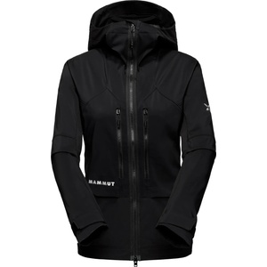 Mammut Дамско софтшел яке Mammut Women's Eiger Nordwand Pro Softshell Hooded Jacket Softshell jacket - Black (103-2750-0112)