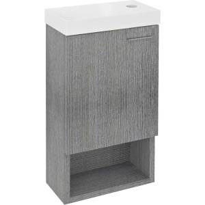 SAPHO Latus - Шкаф за умивалник XI 30x53x17 см, 1x врата, сребрист дъб LT711-1111 (LT711-1111)