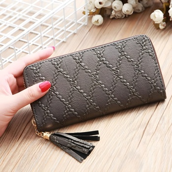 HARAHU Портмоне rh-12497 - Тъмно Сиво kp12497 (rh-12497)