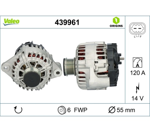VALEO Alternátor 439961