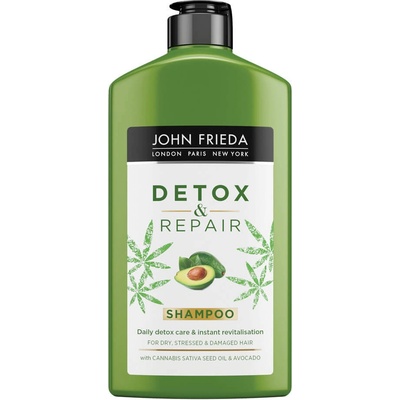 John Frieda Detox & Repair detoxikačný šampón pre poškodené vlasy 250 ml