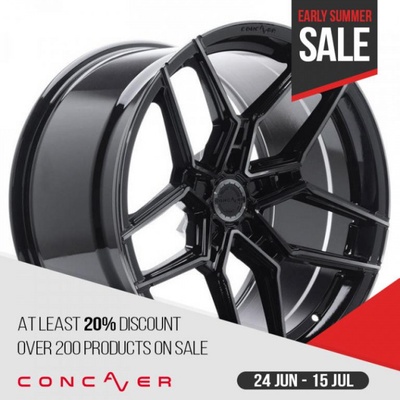 CONCAVER CVR5 8x19 BLANK ET20-40 double tinted black