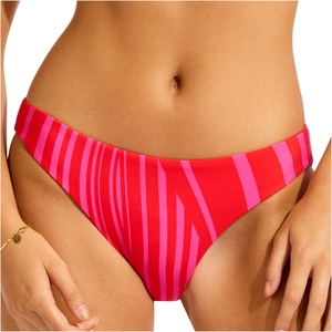 Seafolly Дамско бикини долнище Seafolly Women's Coastline Reversible Hipster Pant Bikini bottom - Flame - размер 44 (EU) (150-5724-0217)