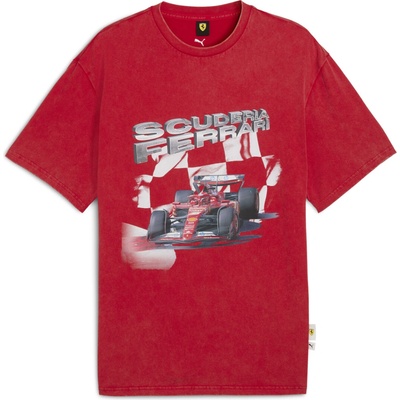 Puma Ferrari Sportswear Graphic Tee II 63299702 červená
