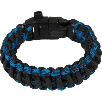 Paracord FIRESTARTER II. černá /modrá