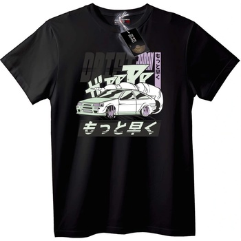NOONEBRAND Тениска JDM Кола Графика - L, Black