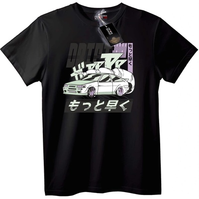 NOONEBRAND Тениска JDM Кола Графика - L, Black