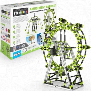 Engino STEM КОМПЛЕКТ ЗА ЗАБАВЕН ПАРК: London Eye и Виенско колело (STEM56)