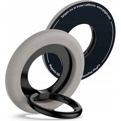 Spigen Nano Pop silikonový držák na telefon s MagSafe a prstenem - Black Sesame – Zboží Mobilmania