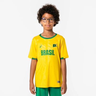 Kipsta Detský fanúšikovský Brazília