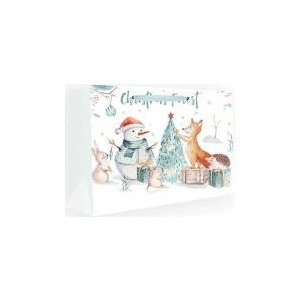 EUROCOM Подаръчни торбичка XMAS Jumbo Deluxe, 33x20x46 cm, 77564 (31496-А-77564)
