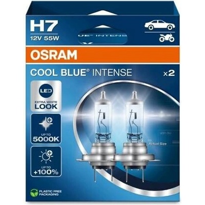Osram Cool Blue Intense Next Generation H7 PX26d 12V 55W 2 ks 64210CBN-HCB