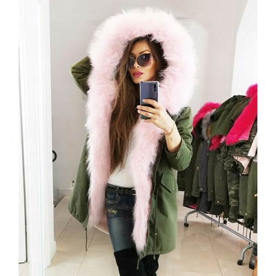 Fashionweek FA6205 exkluzívna bundička parka s kožušinkou