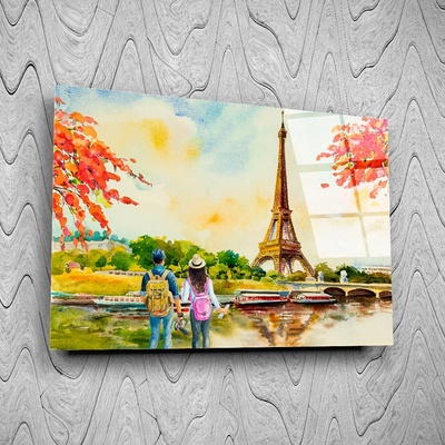 Art gift Стъклено АРТ пано - Париж