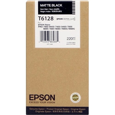 Epson T6128 Matte Black - originálny