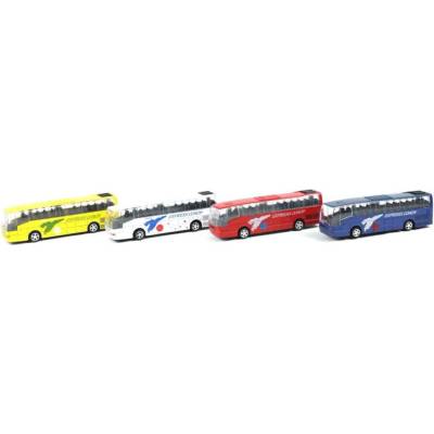 Alltoys Hračky Moderní autobus natahovací se světelným a zvukovým efektem / XL80136-12L 1:70
